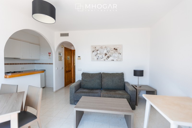 Calpe -Apartamentos de 1 dormitorio, tipo dúplex con  vistas al mar Mediterráneo y Peñón de Ifach!